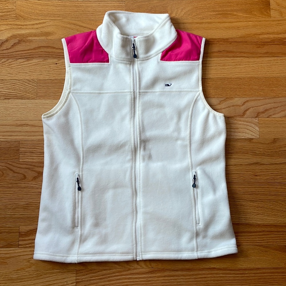 Vineyard Vines Women’s Shep Fleece Vest Size Medium M